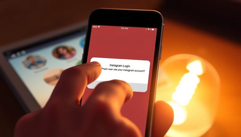 Instagram login issue